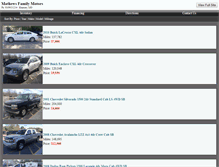 Tablet Screenshot of mathewsfamilymotors.com